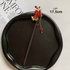 کانزاشی گل شیشه ای قرمزkan330