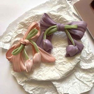 گیره فرانسوی پاپیون و لالهfr28