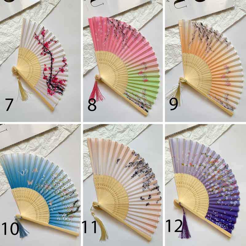بادبزن چوبی طرح شکوفه (سری دوم)fan107