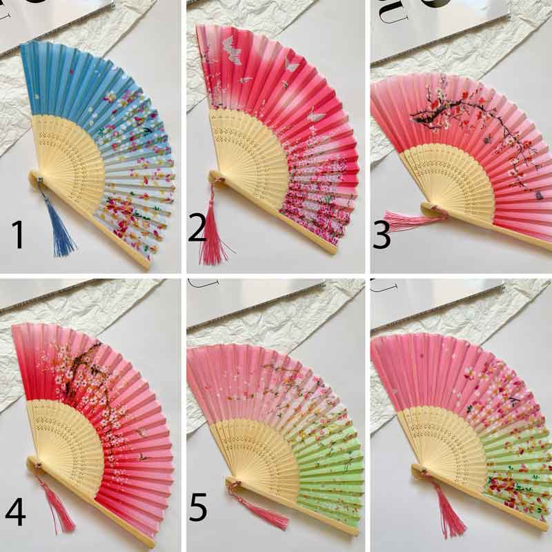 بادبزن چوبی طرح شکوفه (سری اول)fan106